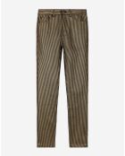Jean slim bicolore noir