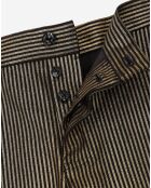 Jean slim bicolore noir
