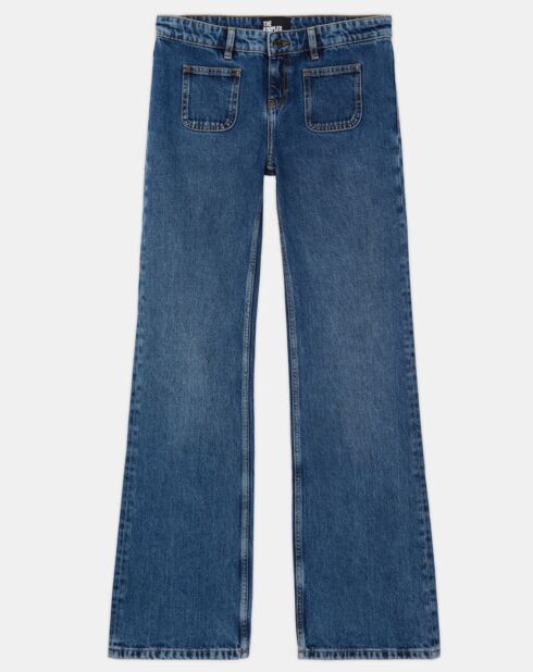 Jean flare bleu