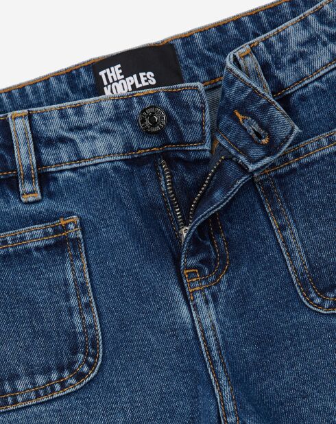 Jean flare bleu