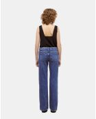 Jean flare bleu