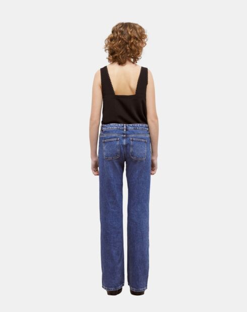 Jean flare bleu