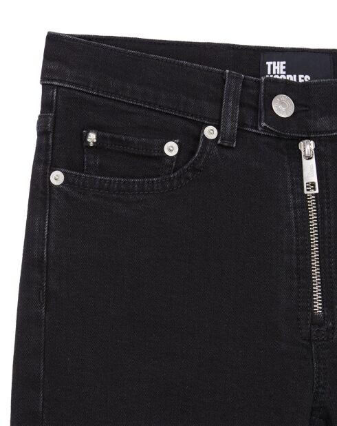 Jean slim avec zip noir