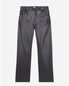 Pantalon effet Cuir noir