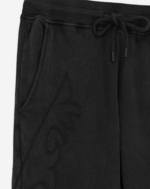 Jogging avec broderie Western noir