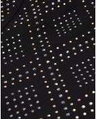 Pantalon à strass noir