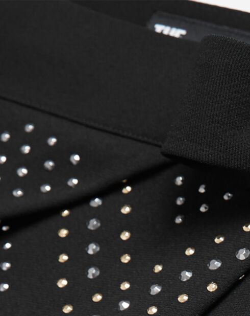 Jupe courte portefeuille noire