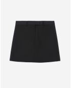 Jupe courte 100% Laine noire