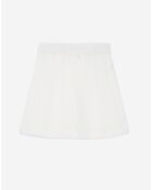 Jupe courte en maille blanche