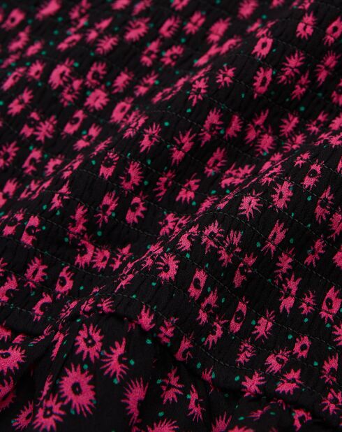 Jupe courte imprimée rose