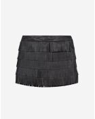 Jupe en Cuir courte noire