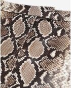 Jupe en Cuir python