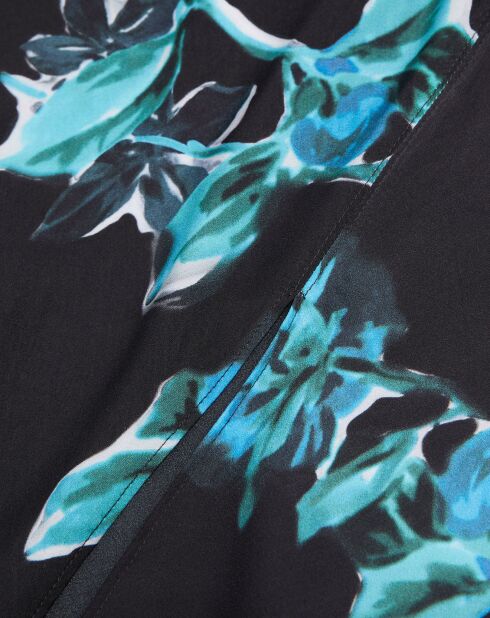 Jupe longue imprimée noire