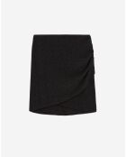 Jupe courte effet pailleté noire