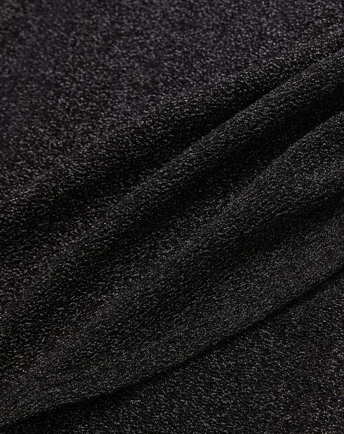 Jupe courte effet pailleté noire