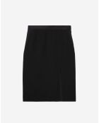 Jupe crayon mi-longue noire