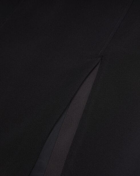 Jupe crayon mi-longue noire