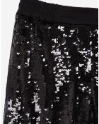 Pantalon à paillettes noir