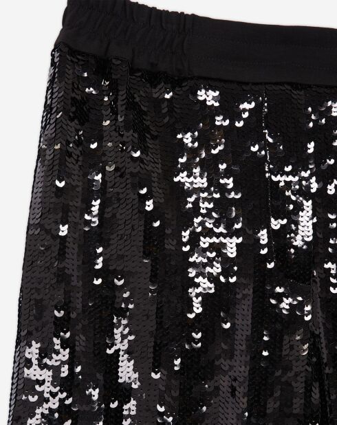 Pantalon à paillettes noir