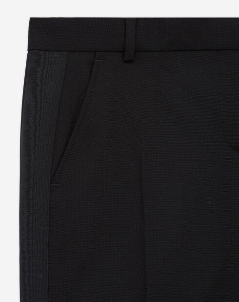 Pantalon 100% Laine noir
