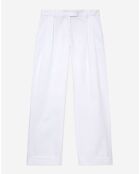 Pantalon large blanc