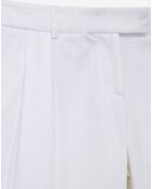 Pantalon large blanc