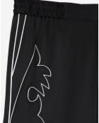 Pantalon avec broderie Western noir