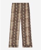Pantalon 100% Soie python