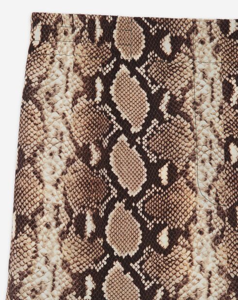 Pantalon 100% Soie python