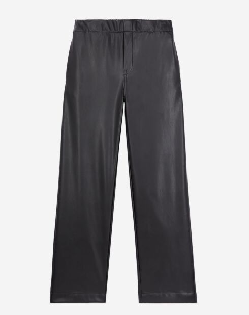 Pantalon noir effet cuir