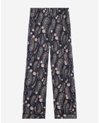 Pantalon imprimé noir