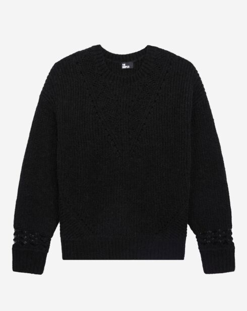 Pull en Laine mélangée noir