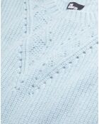 Pull en Laine mélangée bleu