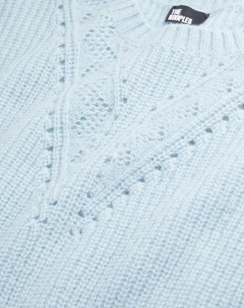 Pull en Laine mélangée bleu