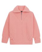 Pull en Laine mélangée rose