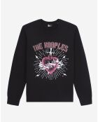 Pull en Laine mélangée Dagger through heart avec étoiles noir