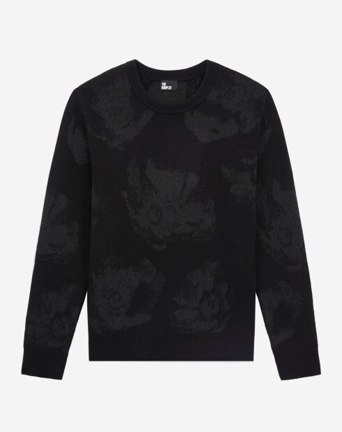 Pull en Laine mélangée avec motifs noir