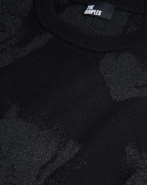 Pull en Laine mélangée avec motifs noir