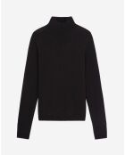 Pull effet pailleté noir