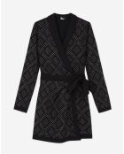 Robe courte portefeuille noire