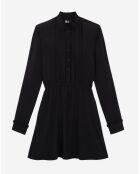 Robe courte décolletée noire