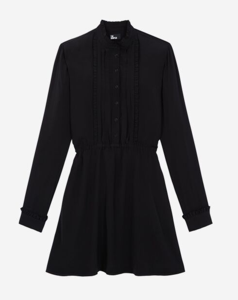 Robe courte décolletée noire