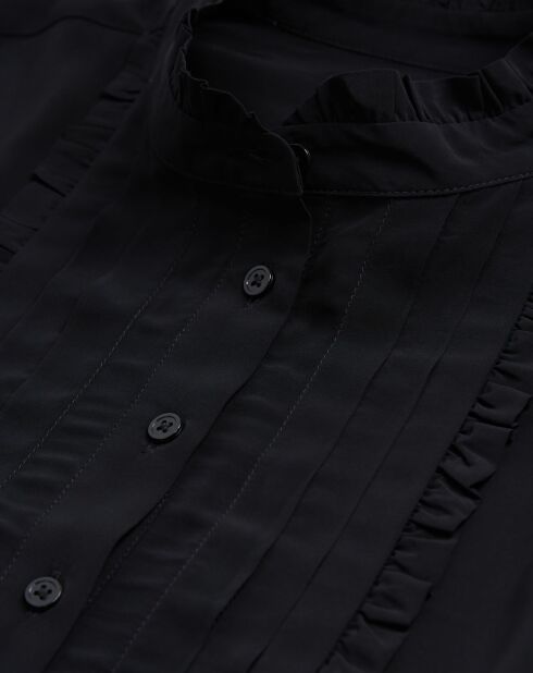 Robe courte décolletée noire