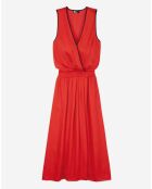 Robe longue rouge
