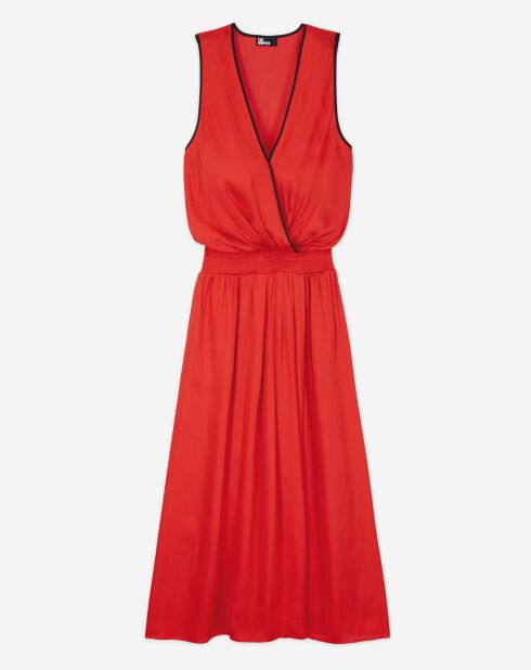 Robe longue rouge