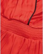Robe longue rouge