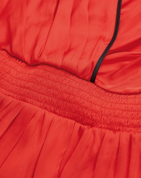 Robe longue rouge