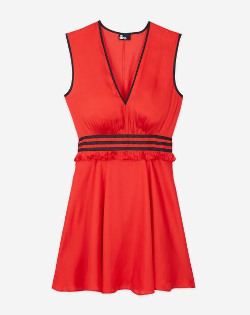Robe courte rouge