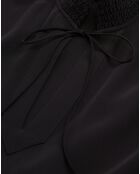Robe longue 100% Soie noire