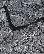 Robe longue imprimée noire